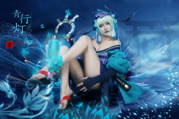 敲可爱敲傲娇的孙尚香蔷薇恋人cosplay正片