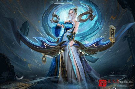 王者荣耀伽罗太华cosplay动漫摄影